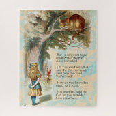 Alice in Wonderland Cheshire Cat Mad Legpuzzel (Verticaal)