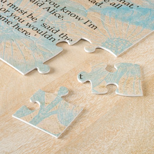 Alice in Wonderland Cheshire Cat Mad Legpuzzel (Zijkant)