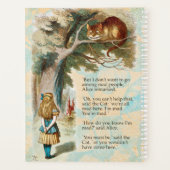 Alice in Wonderland Cheshire Cat Mad Planner (Achterkant)