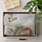 Alice in Wonderland Cheshire Cat Mad Tissuepapier (Geschenk)