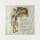 Alice in Wonderland Cheshire Cat Mad Wandkleed (Voorkant)