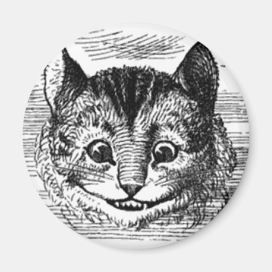 Alice in Wonderland Cheshire Cat Magnet (Voorkant)