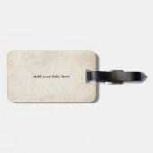 Alice in Wonderland; Cheshire Cat met Alice Bagagelabel (Achterkant horizontaal)