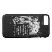 Alice in Wonderland; Cheshire Cat met Alice Case-Mate iPhone Case (Achterkant (Horizontaal))