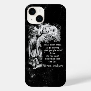 Alice in Wonderland; Cheshire Cat met Alice Case-Mate iPhone 14 Hoesje