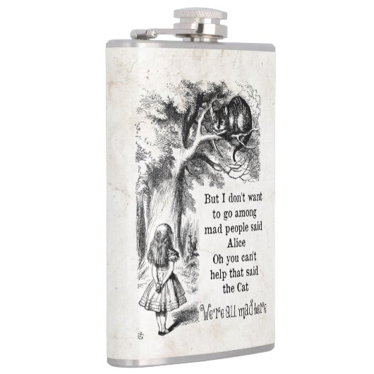 Alice in Wonderland; Cheshire Cat met Alice Heupfles (Rechts)