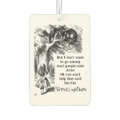Alice in Wonderland; Cheshire Cat met Alice Luchtverfrisser (Achterkant)