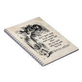 Alice in Wonderland; Cheshire Cat met Alice Notitieboek (Rechterzijde)