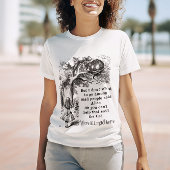 Alice in Wonderland; Cheshire Cat met Alice T-shirt