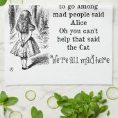 Alice in Wonderland; Cheshire Cat met Alice Theedoek (Gevouwen)