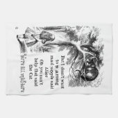 Alice in Wonderland; Cheshire Cat met Alice Theedoek (Horizontaal)