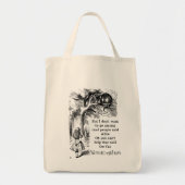 Alice in Wonderland; Cheshire Cat met Alice Tote Bag (Voorkant)