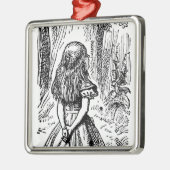  Alice in Wonderland, Cheshire Cat Metalen Ornament (Links)