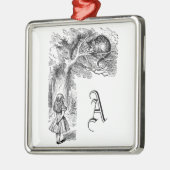  Alice in Wonderland, Cheshire Cat Metalen Ornament (Links)