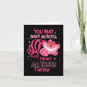 Alice in Wonderland - Cheshire Cat niet alles daar Kaart