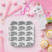  Alice in Wonderland Cheshire Cat Papieren Bordje (Feest)