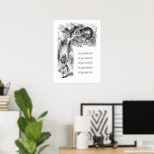 Alice in Wonderland, Cheshire Cat Poster (Thuiskantoor)