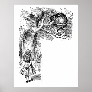 Alice in Wonderland, Cheshire Cat Poster