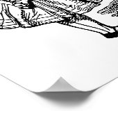 Alice in Wonderland, Cheshire Cat Poster (Hoek)