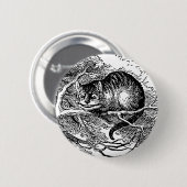 Alice in Wonderland, Cheshire Cat Ronde Button 5,7 Cm (Voorkant /achterkant)