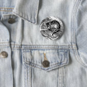 Alice in Wonderland, Cheshire Cat Ronde Button 5,7 Cm (In situ)