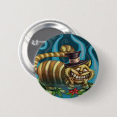 Alice in Wonderland Cheshire Cat Ronde Button 5,7 Cm (Voorkant /achterkant)