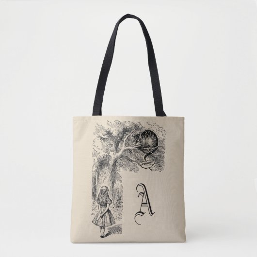  Alice in Wonderland, Cheshire Cat Tote Bag (Voorkant)