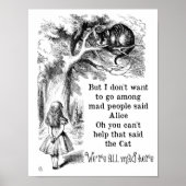 Alice in Wonderland; Cheshire Cat with Alice Poster (Voorkant)