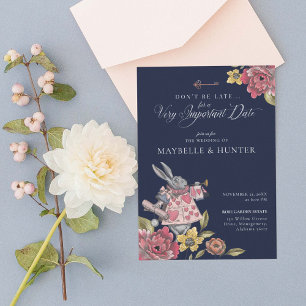 Alice in Wonderland Chic Storybook Wedding Kaart