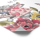 Alice in Wonderland Chic Storybook Welkom Poster (Hoek)