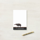 Alice in wonderland citaat en Raven Post-it Notes (Op bureau)