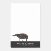 Alice in wonderland citaat en Raven Post-it Notes (Voorkant)