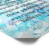 Alice in Wonderland citeert tovermagie Poster (Hoek)