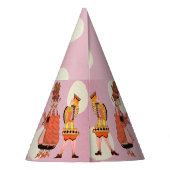 Alice in Wonderland Clan White Rabbit Party Pet Feesthoedjes (Achterkant)