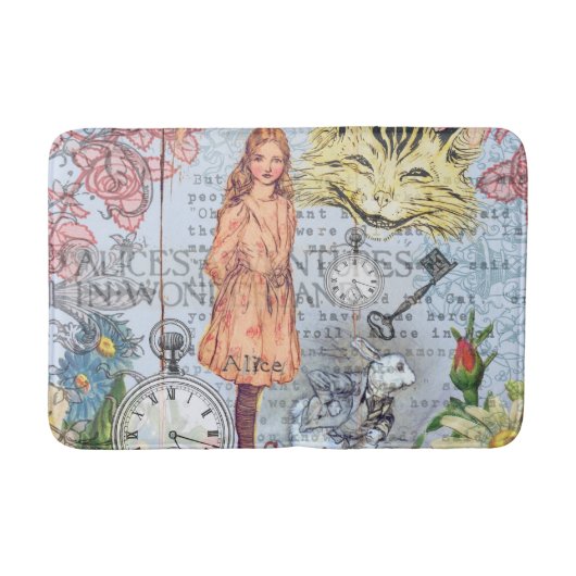 Alice in Wonderland Classic Cheshire Rabbit Alice Badmat (Voorkant)