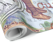 Alice in Wonderland Classic Cheshire Rabbit Alice Cadeaupapier (Rol Hoek)