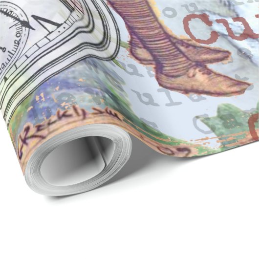 Alice in Wonderland Classic Cheshire Rabbit Alice Cadeaupapier (Rol Hoek)