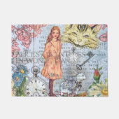 Alice in Wonderland Classic Cheshire Rabbit Alice Deurmat (Voorkant)