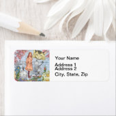 Alice in Wonderland Classic Cheshire Rabbit Alice Etiket (Insitu)