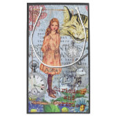 Alice in Wonderland Classic Cheshire Rabbit Alice Klein Cadeauzakje (Achterkant)