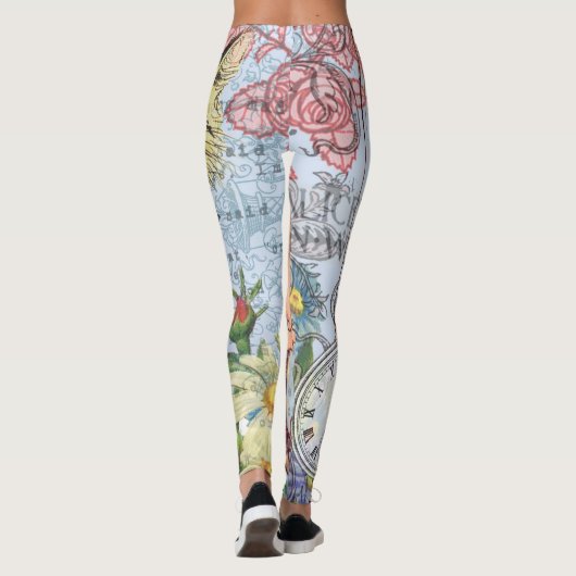 Alice in Wonderland Classic Cheshire Rabbit Alice Leggings (Achterkant)