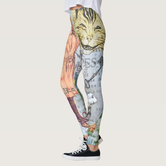 Alice in Wonderland Classic Cheshire Rabbit Alice Leggings (Links)