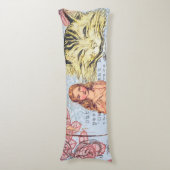 Alice in Wonderland Classic Cheshire Rabbit Alice Lichaamskussen (Voorkant Verticaal)