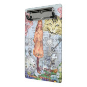 Alice in Wonderland Classic Cheshire Rabbit Alice Mini Klembord (Angled2)
