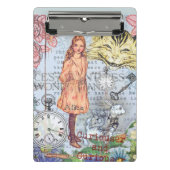 Alice in Wonderland Classic Cheshire Rabbit Alice Mini Klembord (Voorkant)