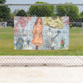 Alice in Wonderland Classic Cheshire Rabbit Alice Spandoek (Insitu)