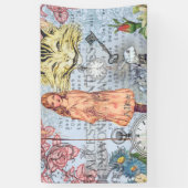 Alice in Wonderland Classic Cheshire Rabbit Alice Spandoek (Verticaal)