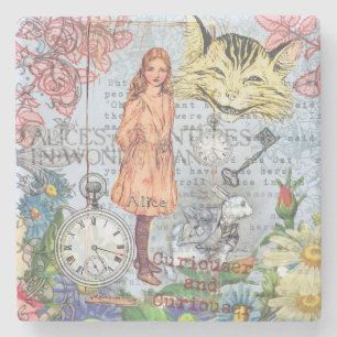 Alice in Wonderland Classic Cheshire Rabbit Alice Stenen Onderzetter