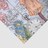 Alice in Wonderland Classic Cheshire Rabbit Alice Tissuepapier (Detail)