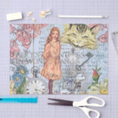 Alice in Wonderland Classic Cheshire Rabbit Alice Tissuepapier (Craft)